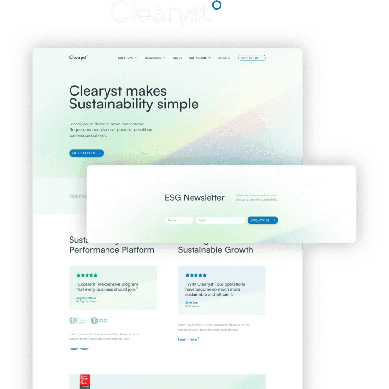 Clearyst Website